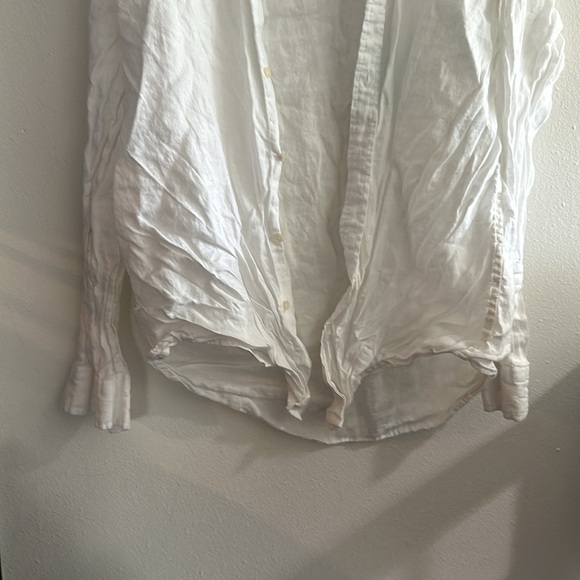Linen club room white long sleeve button up size medium - Picture 3 of 4